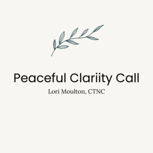 Peaceful Clarity Call 1:1 Coaching Session